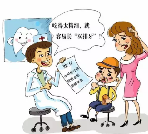 孩子雙層牙的原因