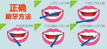 正確的刷牙姿勢